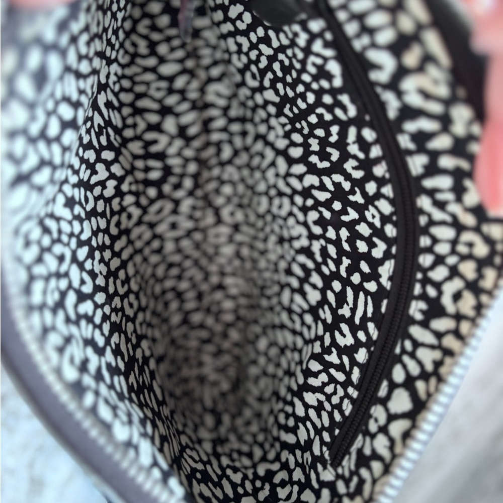 Brighton Paris Survival Guide Silver Crossbody Bag with Illustrated Front Panel - Picture 6 of 7